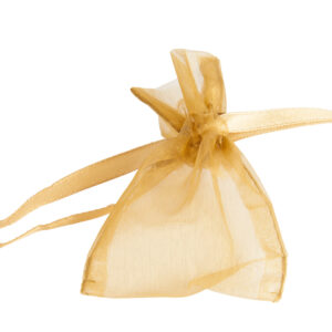 Organzapåse guld, 6x9 cm