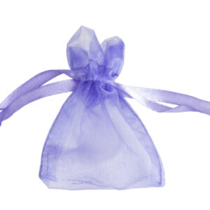 Organzapåse violett, 6x9 cm