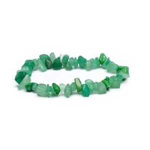 Armband chips av aventurin, 17,5 cm elastiskt