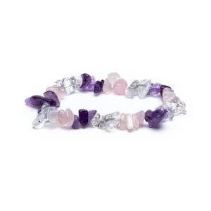 Armband chips Golden Triangle, 17,5 cm elastiskt