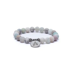 Armband amazonit med hänge Buddha