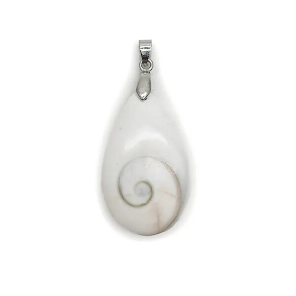 Gomati chakrasten droppe, hänge 4 cm