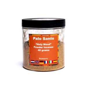 Palo Santo Heligt Trä rökelse finkornigt, 40 gram