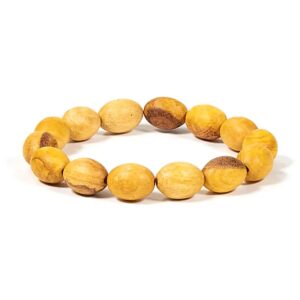 Palo Santo armband med ovala pärlor