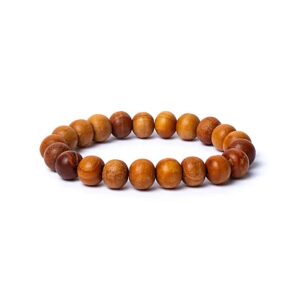 Armband av cederträ, 8 mm pärlor