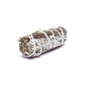 Rosmarin och vit salvia smudge