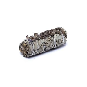 Lavendel och vit salvia smudge