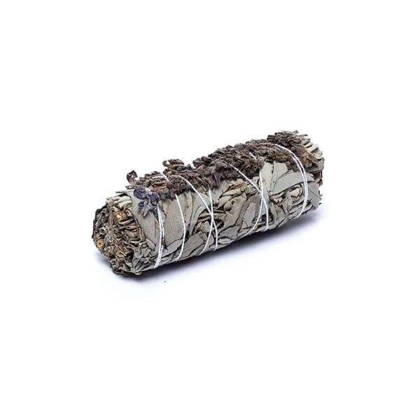 Lavendel och vit salvia smudge