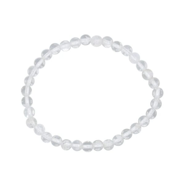 Armband bergkristall, 6 mm pärlor - Bild 2