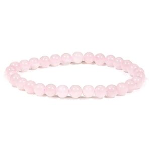Armband rosenkvarts, 5mm pärlor