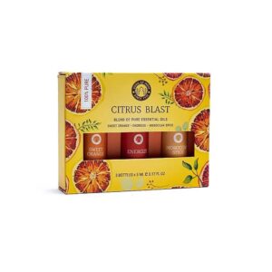 Aromaterapi citrus blast, eterisk olja set. 3x5 ml - Song of India