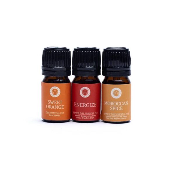 Aromaterapi citrus blast, eterisk olja set. 3x5 ml - Song of India - Bild 2