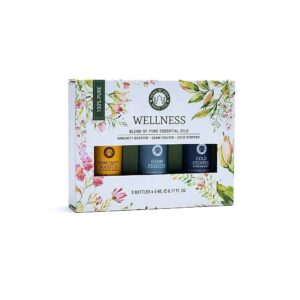 Aromaterapi välbefinnande, eterisk olja set. 3x5 ml - Song of India
