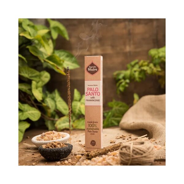 Palo santo med frankincense rökelsepinnar - Sagrada Madre - Bild 2