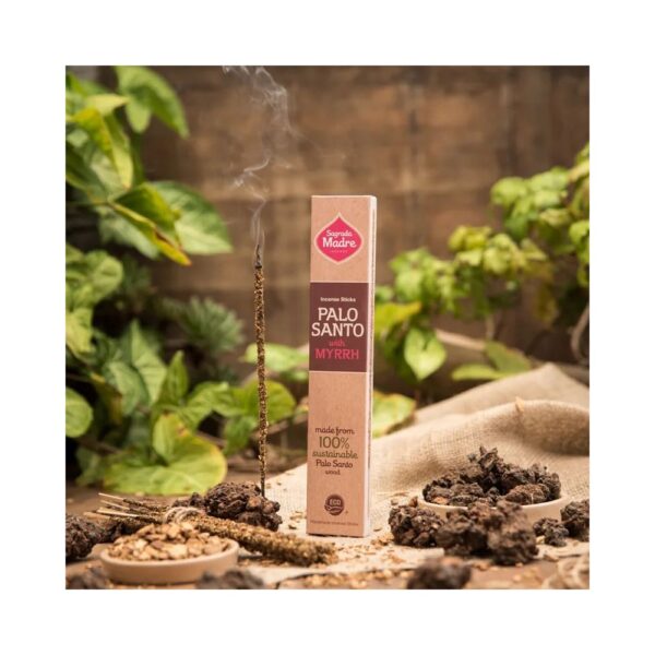 Palo santo med myrra rökelsepinnar - Sagrada Madre - Bild 2