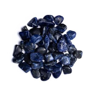 Sodalit, Trumlad Sten, 2,5-3,5 cm - Kvalitet A