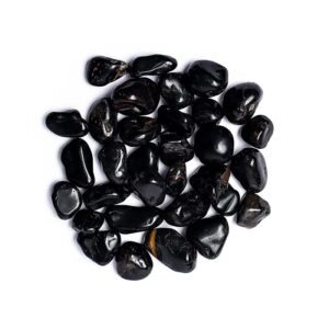 Svart Onyx, Trumlad Sten, 2-4 cm - Kvalitet A