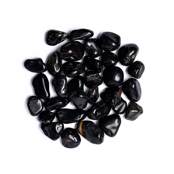 Svart Onyx, Trumlad Sten, 2-4 cm - Kvalitet A