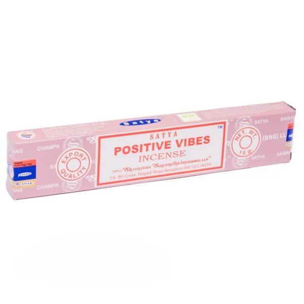 Positiva Vibrationer rökelsepinnar, Satya, 15 gram