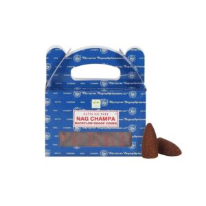 Nag Champa backflow rökelsekoner, 75 g