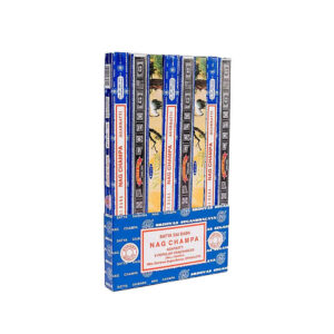 Rökelse Satya Nag Champa kollektion, 8x10 g