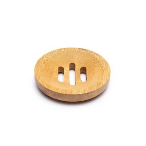 Rund bambutvålhållare, 8 cm