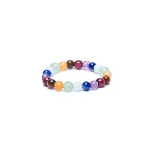 Ring 7 chakrastenar elastisk, 3mm