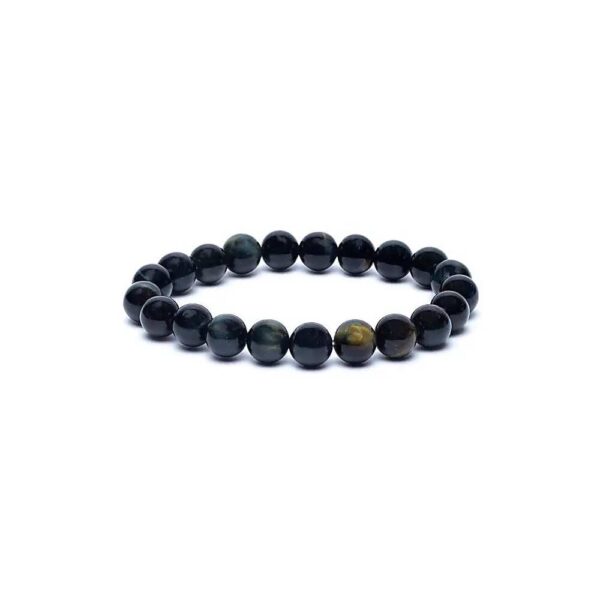 Armband blå tigeröga, elastiskt, 8 mm