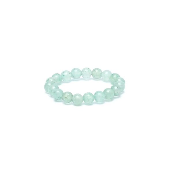 Ring grön aventurin elastisk, 3mm