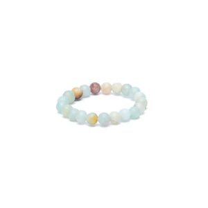 Ring amazonit elastisk, 3mm