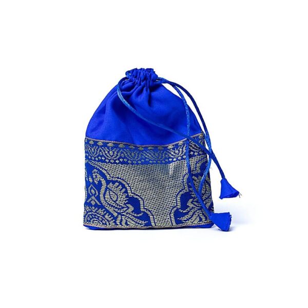 Helig basilika mala med angelit/amazonit AA-kvalitet i påse, 0,8 cm - Bild 2