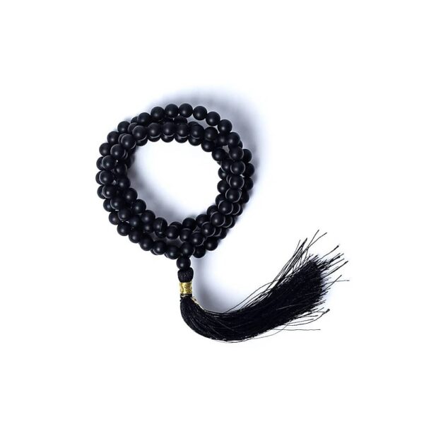 Mala svart onyx matt finish AA-kvalitet i påse, 0,6 cm - Bild 4