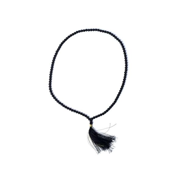 Mala svart onyx matt finish AA-kvalitet i påse, 0,6 cm - Bild 3