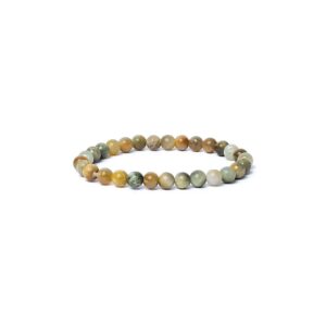 Armband kattöga AA-kvalitet, elastiskt, 6 mm
