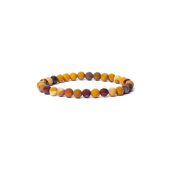 Armband mookait AA-kvalitet, elastiskt, 6 mm