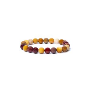 Armband mookait AA-kvalitet, elastiskt, 8 mm