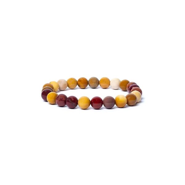 Armband mookait AA-kvalitet, elastiskt, 8 mm