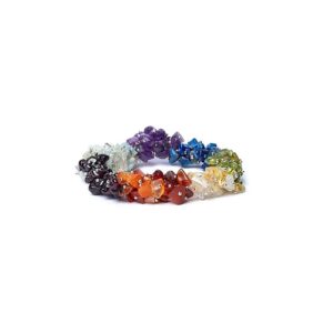 Armband chakra chips AA-kvalitet, elastiskt, 6 mm