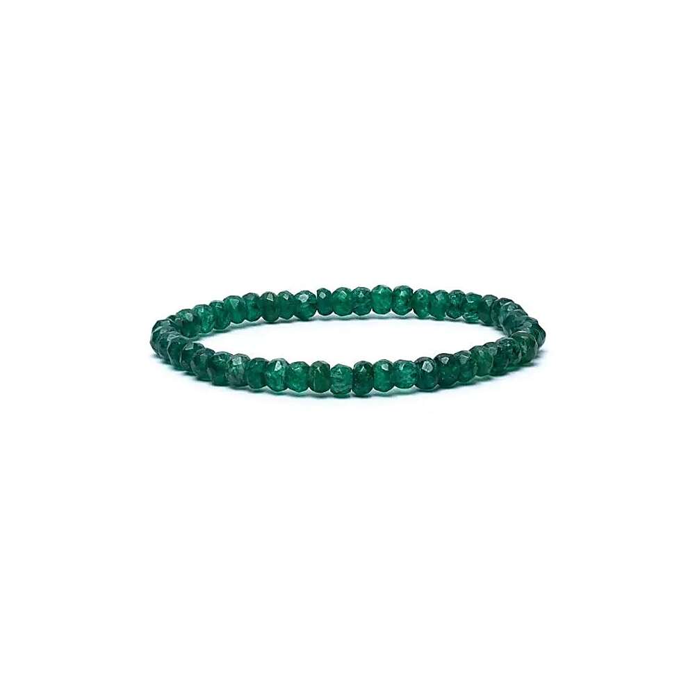 Armband aventurin fasett AA-kvalitet, elastiskt, 6 mm