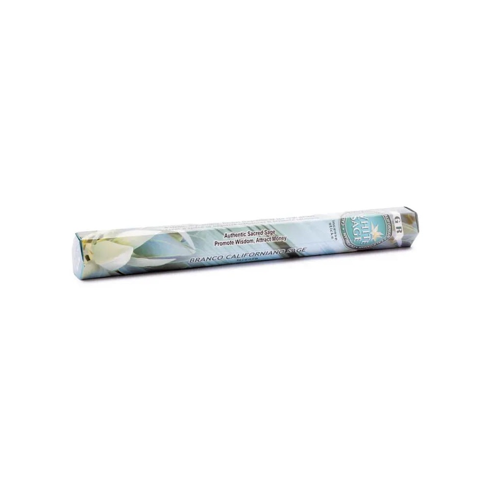 Rökelse Vit salvia hexagonpaket, 20 g