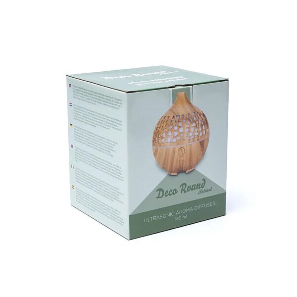 Diffusor för doftolja: Deco rund naturell USB, 180 ml - Bild 3