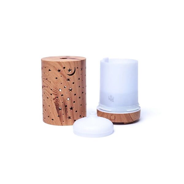 Diffusor för doftolja: Starlight trämönster, 200 ml - Bild 2