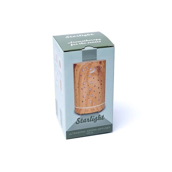 Diffusor för doftolja: Starlight trämönster, 200 ml - Bild 3