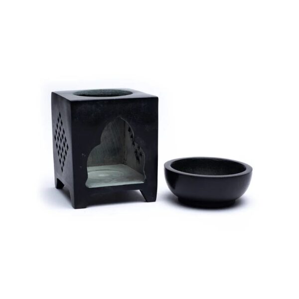 Aromalampa täljsten Buddha, 11 cm - Bild 2