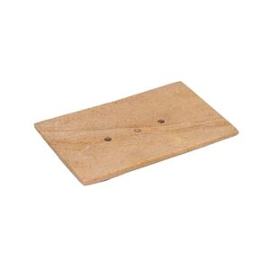 Tvålhållare sandsten beige, 330 g; 14x9x2 cm