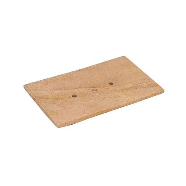 Tvålhållare sandsten beige, 330 g; 14x9x2 cm