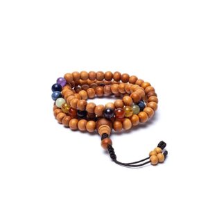 Mala chakra kadam 108 pärlor, 0,8 cm