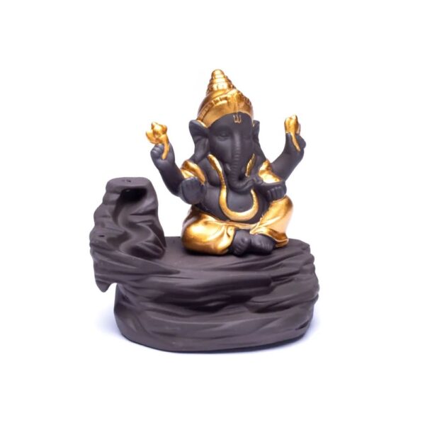 Backflow rökelsehållare Ganesh, 9x6x10 cm - Bild 2
