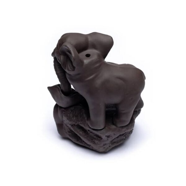 Backflow rökelsehållare Elefant, 12x9x17 cm - Bild 3