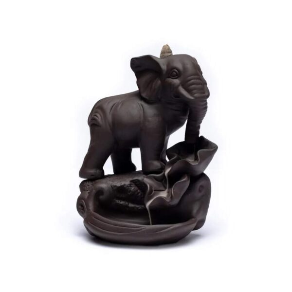 Backflow rökelsehållare Elefant, 12x9x17 cm - Bild 5